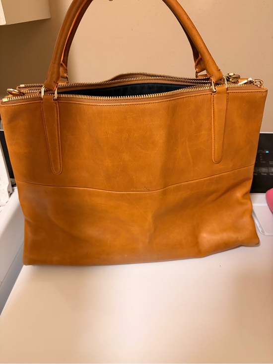 Coach Handbags - Coach Large Borough Edge Paint Leather Carryall Bag - A1493-30985